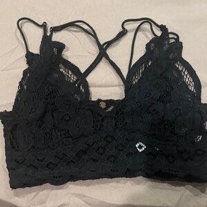 Elegant Black Lace Bralette